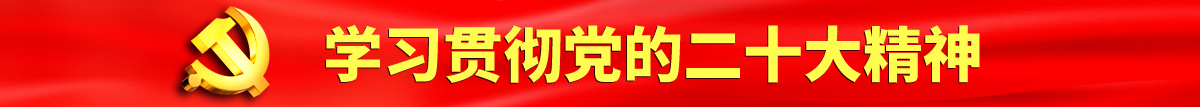 青操逼认真学习贯彻落实党的二十大会议精神